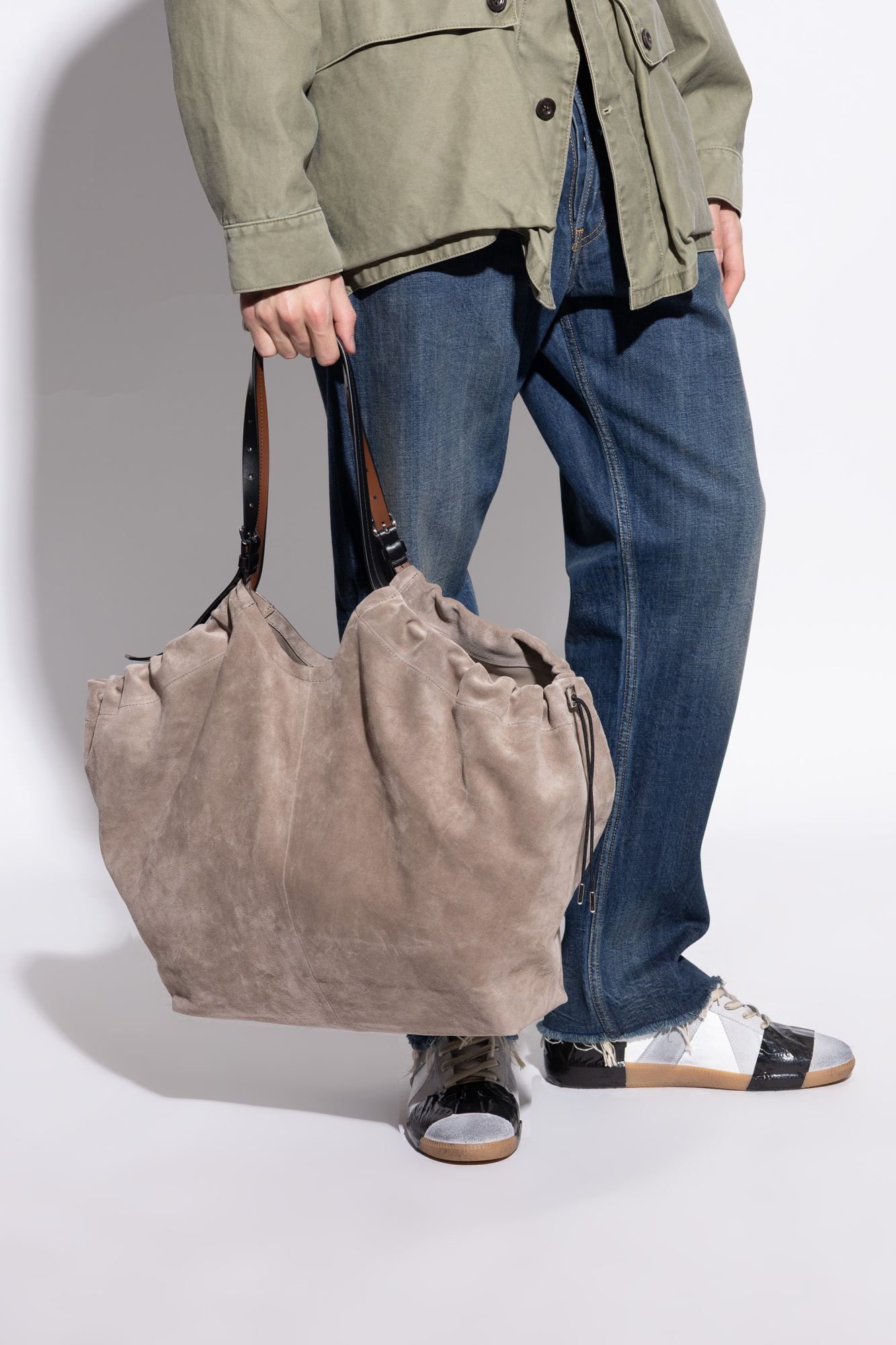 Maison Margiela Suede shopper bag | Men's | Vitkac